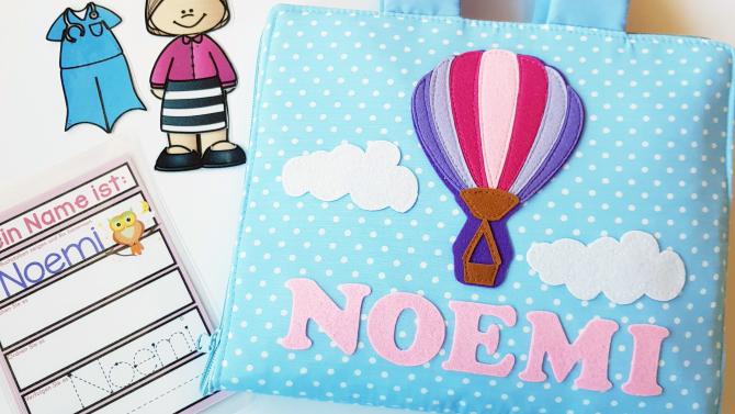 und Hot-Air  Balloon Quiet Book  For Bigger Toddlers