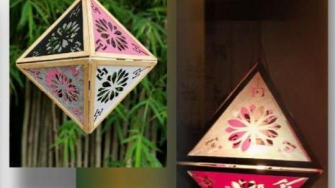 Image of Handmade Bamboo Lampshades
