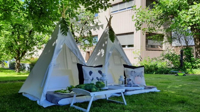 und Tipi Zelt Vermietung Thema Jungle