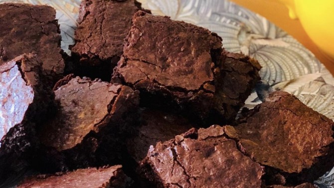 und Double Chocolate Brownies