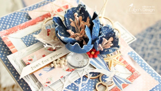und 'Just For You' Nautical Card