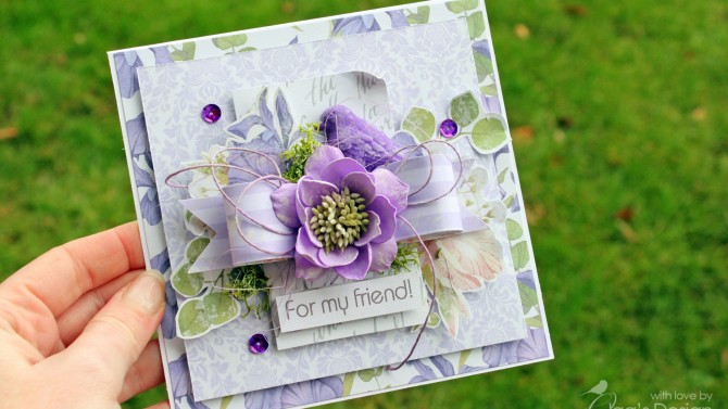 Image of 'For My Friend' Handmade Card