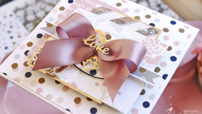 und 'Love II' Handmade Card