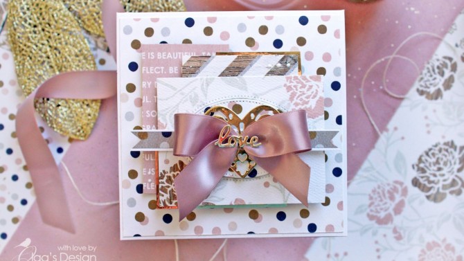 und 'Love II' Handmade Card
