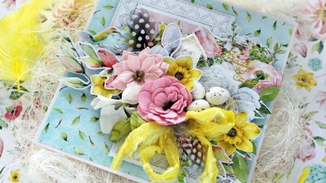 und 'Spring In Bloom' Easter Card