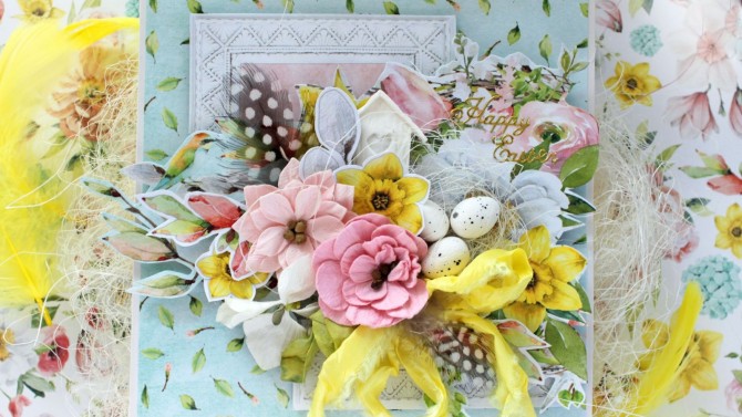 und 'Spring In Bloom' Easter Card