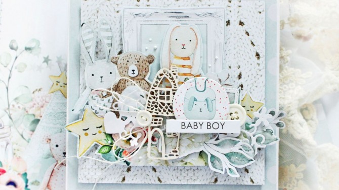und Baby Boy Handmade Card