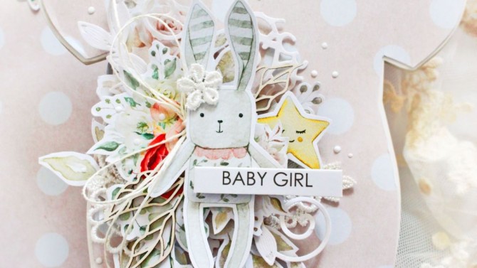 und Baby Girl Body Handmade Card