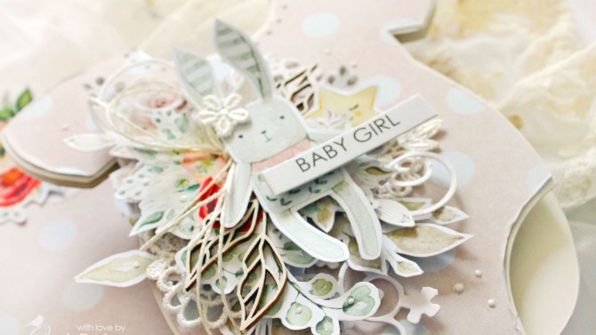 und Baby Girl Body Handmade Card