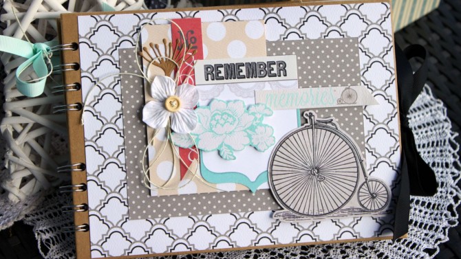 und Handmade Scrapbook Photoalbum