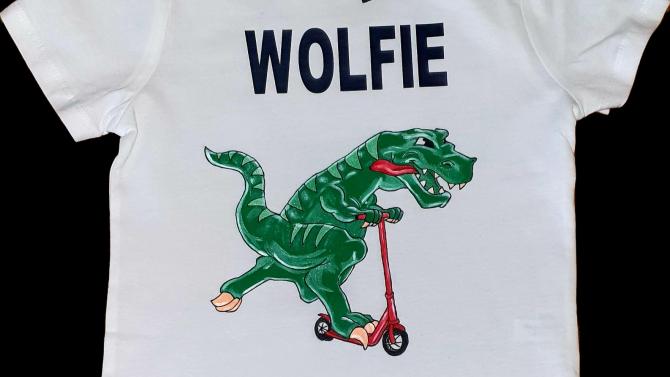 Image of Custom Hand Painted T-shirt