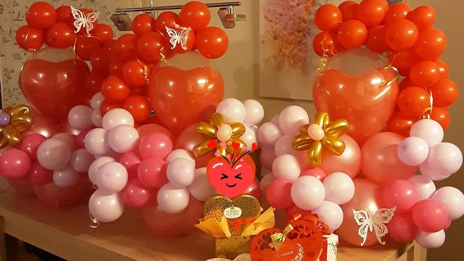 und Ballon Bouquet