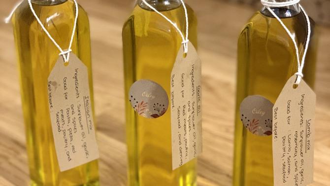 Image of Marinated Sunflower Oil - Set Of 3