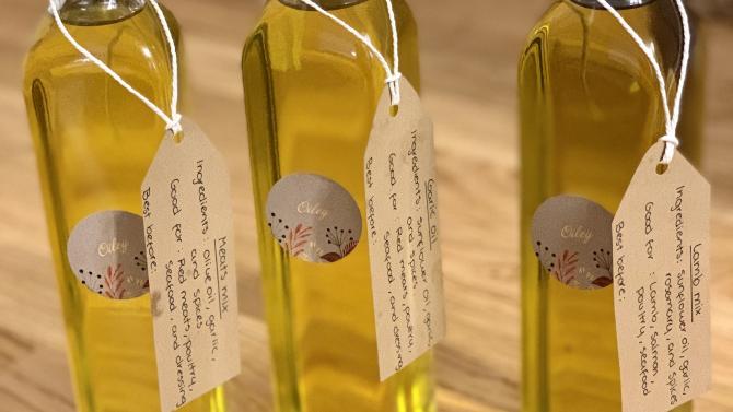 Image of Marinated Sunflower Oil - Set Of 3