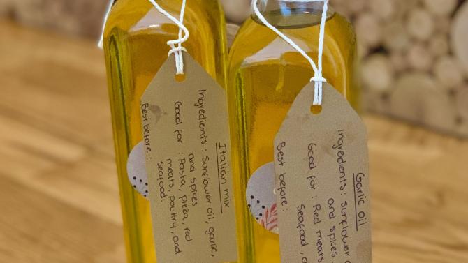 Image of Marinated Sunflower Oil - Set Of 2