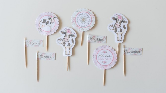 und Personalised Paper Party Decoration Kit - Printed