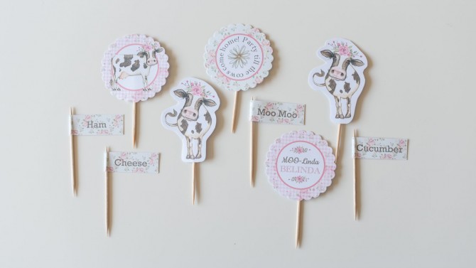 Image of Personalised Paper Party Decoration Kit - Printed