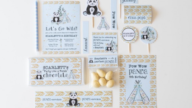 und Personalised Paper Party Decoration Kit - Online